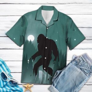 Bigfoot Hawaiian Shirt - For Men & Women - Adult