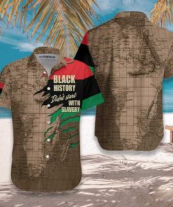 Black History Didn'T Start With Slavery Hawaiian Shirt- For men and women - Fanshubus