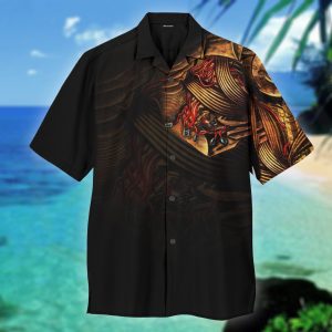 Black Mechanic 3D All Over Printed Hawaiian Shirt  -  Unique Beach Shirt - For Men and Women Fanshubus