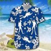 Blue Scuba Diving Hibiscus Hawaiian Shirt | For Men & Women | Adult |- For men and women - Fanshubus