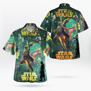 Boba Fett S All Over Print 3D Hawaiian Shirt- For men and women - Fanshubus