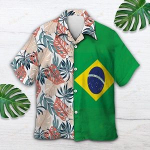 Brazil Lover Colorful Nice Design Hawaiian Shirt- For men and women - Fanshubus