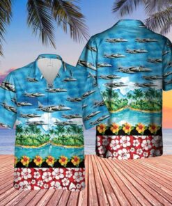 British Aerospace Harrier Ii Hawaiian Shirt- For men and women - Fanshubus