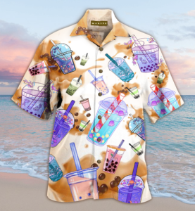 Bubble Tea Hawaiian Shirt- For men and women - Fanshubus