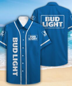 Bud Light All Over Print 3D Hawaiian Shirt- For men and women - Fanshubus