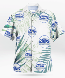 Bud Light Platinum All Over Print 3D Hawaiian Shirt- For men and women - Fanshubus