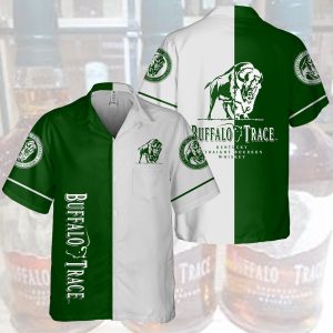 Buffalo Trace All Over Print 3D Hawaiian Shirt- For men and women - Fanshubus
