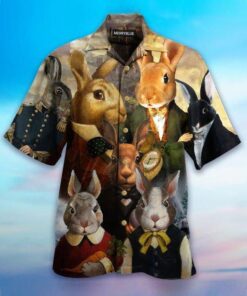 Bunny Hawaiian Shirt- For men and women - Fanshubus