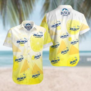 Busch Light Summer Hawaiian Beach Shirt | Hawaiian Shirts For Men- For men and women - Fanshubus