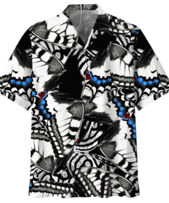 Butterfly Hawaiian Shirt (5) - For men and women - Fanshubus