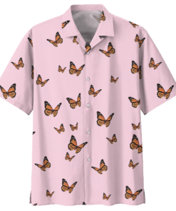 Butterfly Hawaiian Shirt (6)- For men and women - Fanshubus