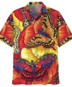 Butterfly Hawaiian Shirt (8)- For men and women - Fanshubus