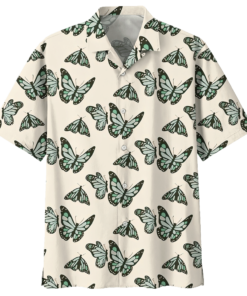 Butterfly Hawaiian Shirt (9)- For men and women - Fanshubus