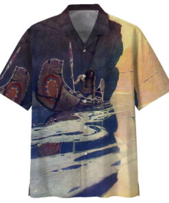 Canoeing Hawaiian Shirt (3)- For men and women - Fanshubus