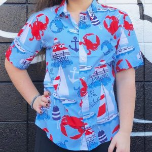 Captain Of The Crabby Seas Hawaiian Shirt- For men and women - Fanshubus