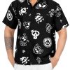 Casual Beach hawaiian Shirt for Aloha Tropical Beach front Short Sleeve - Fanshubus