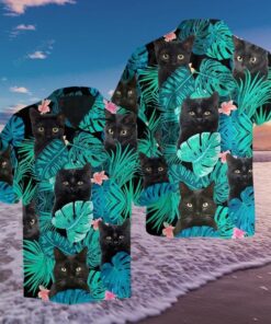 Cat Green Amazing Design Hawaiian Shirt- For men and women - Fanshubus