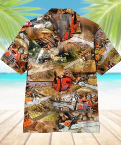 Chainsaw Hawaiian Shirt- For men and women - Fanshubus