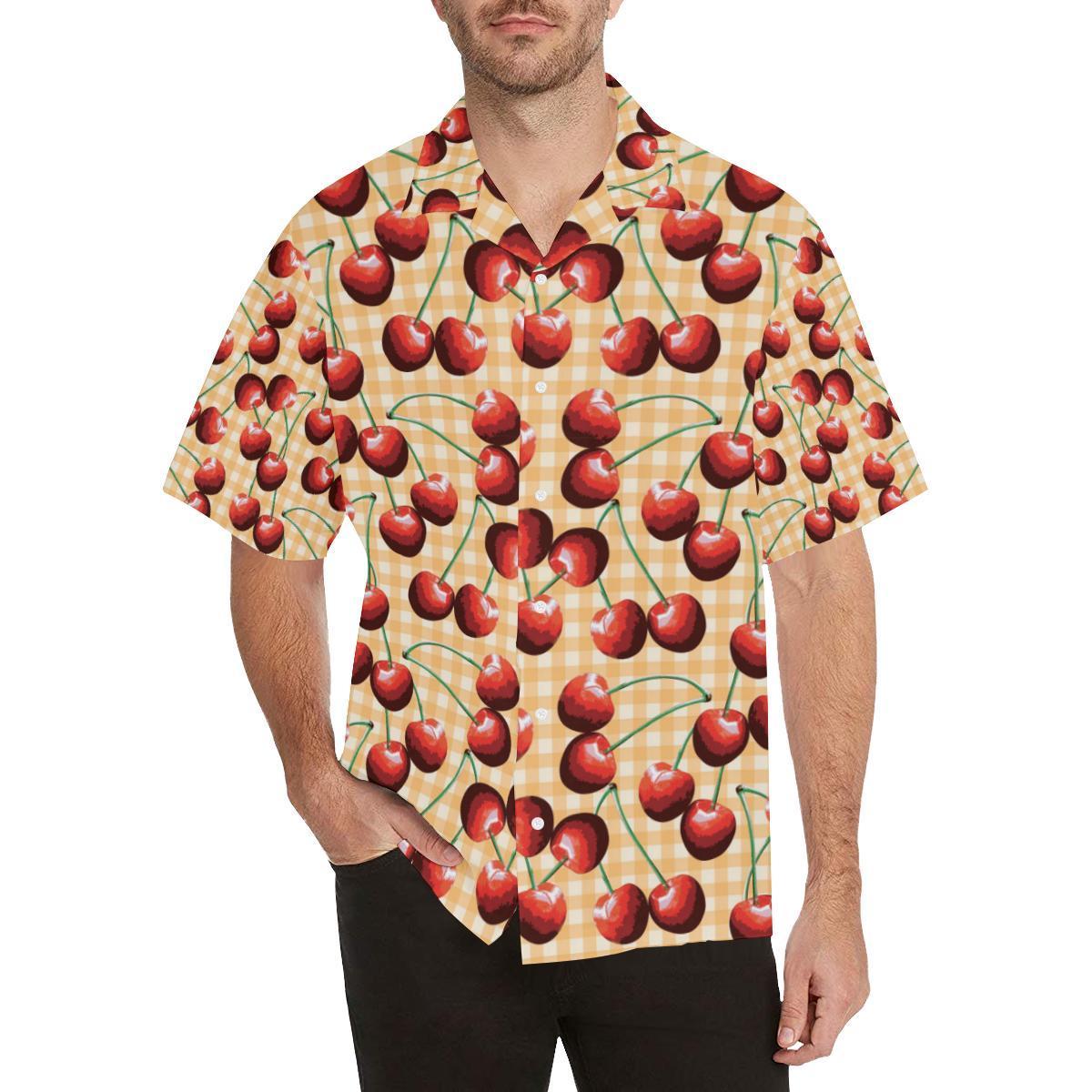 cherry_orange_plaid_print_hawaiian_shirt_6117.jpg