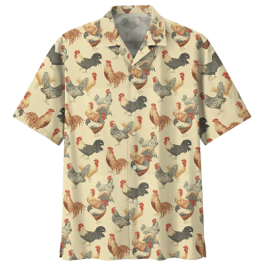 Chicken Hawaiian Shirt (11) - For men and women - Fanshubus