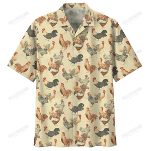Chicken Hawaiian Shirt For Farmer - Fanshubus