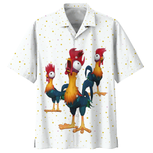 Chicken Hawaiian Shirt Royal (4)- For men and women - Fanshubus