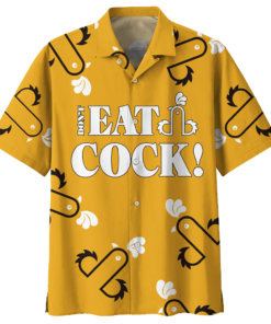 Chicken Orange Awesome Design Unisex Hawaiian Shirt- For men and women - Fanshubus