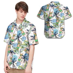 Chihuahua And Beach Men Hawaiian Shirt -  Summer Shirt -  Beach Shirts For Dog Lovers In Daily Life - For men and women - Fanshubus