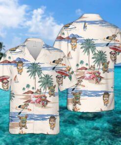 Chorkie Summer Beach Hawaiian Shirt - For Men and Women - Fanshubus