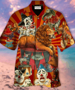 Circus And Clown Hawaiian Shirt .