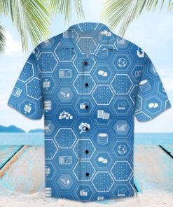 Cloud Computing Blue Unique Design Hawaiian Shirt- For men and women - Fanshubus