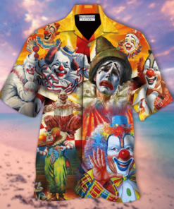 Clown Hawaiian Shirt (1)- For men and women - Fanshubus