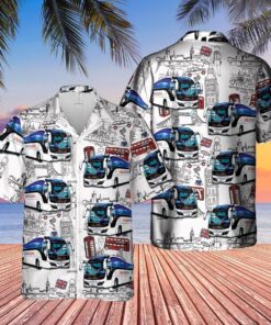 Coach DriverWhite Nice Design Unisex Hawaiian Shirt- For men and women - Fanshubus