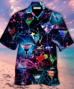 Cocktail Hawaiian Shirt (2)- For men and women - Fanshubus