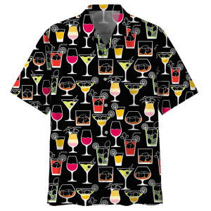 Cocktail Hawaiian Shirt (3) - For men and women - Fanshubus