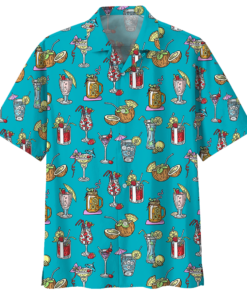 Cocktail Hawaiian Shirt (6) - For men and women - Fanshubus