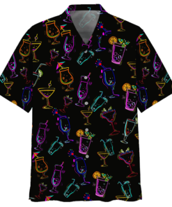 Cocktail Hawaiian Shirt (8)- For men and women - Fanshubus