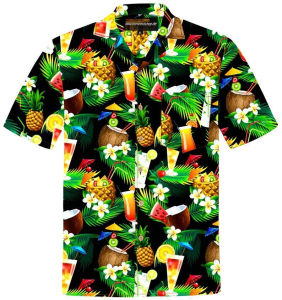 Cocktails Hawaiian Shirt | For Men &amp; Women | Adult |- For men and women - Fanshubus