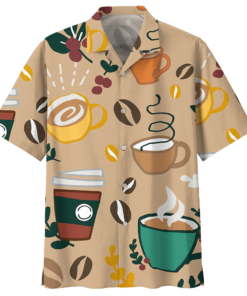 Coffee Hawaiian Shirt (3)- For men and women - Fanshubus