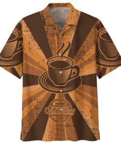 Coffee Hawaiian Shirt (7)- For men and women - Fanshubus