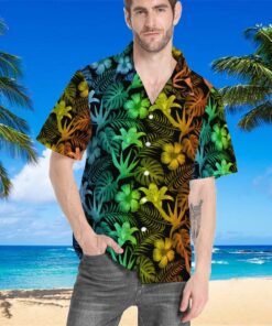 Colorful Tropical Hawaiian Shirt- For men and women - Fanshubus