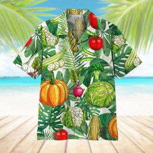 Colorful Vegetables Hawaiian Shirt- For men and women - Fanshubus