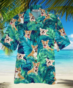 Corgi Hawaiian Shirt