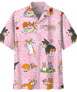 CORGI HAWAIIAN SHIRT 2- For men and women - Fanshubus