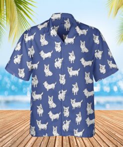 Corgi Hawaiian Shirt- For men and women - Fanshubus