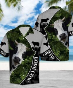 Cow Green Unique Design Hawaiian Shirt - For men and women - Fanshubus