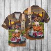 Cow Pig Chicken Funny Farm Life 3D Full Print Hawaiian Shirt Shirt- For men and women - Fanshubus