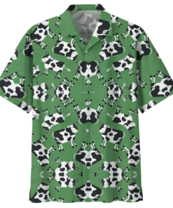 CowGreen Amazing Design Unisex Hawaiian Shirt- For men and women - Fanshubus