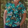 Crocodile Alligator Green Tropical Unisex Hawaiian Shirts- For men and women - Fanshubus