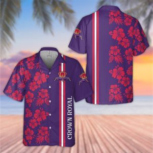 Crown Royal All Over Print 3D Hawaiian Shirt- For men and women - Fanshubus